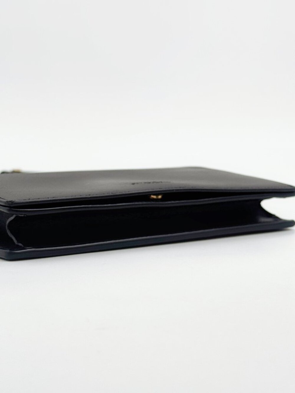 Saint Laurent YSL Black Leather Mini Flap Crossbody Shoulder Bag - Picture 6 of 12